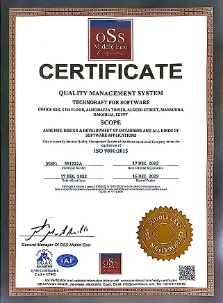 شهادة ISO 9001 لنظام إدارة الجودة في قانوني برو لمكاتب المحاماة شهادة ISO 9001 لنظام إدارة الجودة في قانوني برو لمكاتب المحاماة