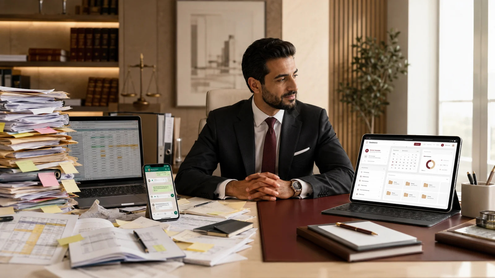 أخطاء إدارة مكتب المحاماة يدويًا