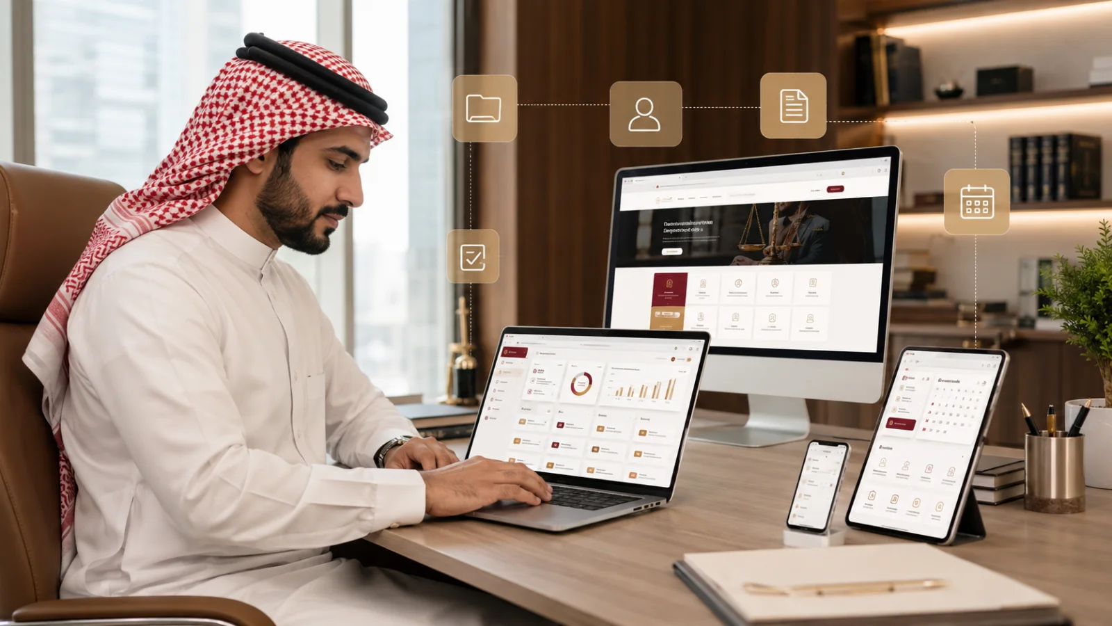 برنامج أم تطبيق أم موقع للمحامي؟