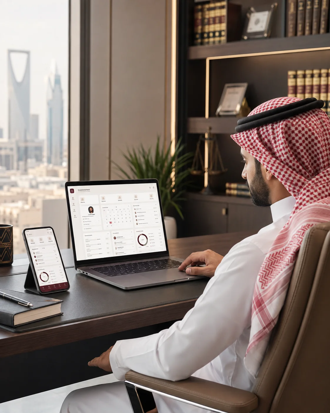برنامج إدارة مكتب محاماة في السعودية
